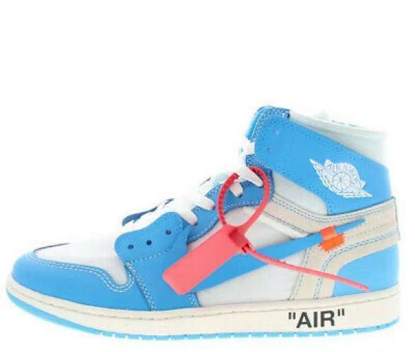 AIR JORDAN 1 X OFF-WHITE NRG aq0818-148 white/dk powder blue-cone