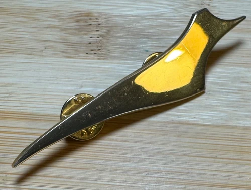 AIR FRANCE GOLD CONCORDE AIRPLANE PINS BY ARTHUS BERTRAND (1273) LARGE MODEL