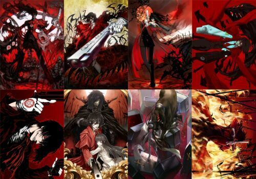 Hellsing Alucard Anime Dictionary Art Print Poster Picture Book