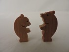 Polar Bear Monkey Puzzle Made in England Natural Wood Two Pieces with Box — photo 3