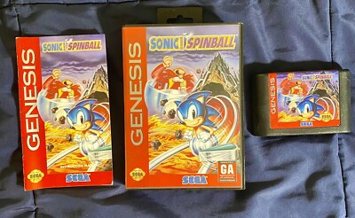 Sonic The Hedgehog Spinball / Pinball SEGA Genesis Game Complete