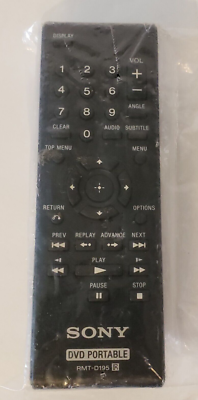 ソニー DVD PORTABLEリモコン RMT-D195 NEW Genuine SONY RMT-D195 DVD Portable Remote Control for DVP