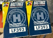 (2 Pk) Engine Oil Filter Hastings LF393 For CHEVROLET, GMC, CADILLAC