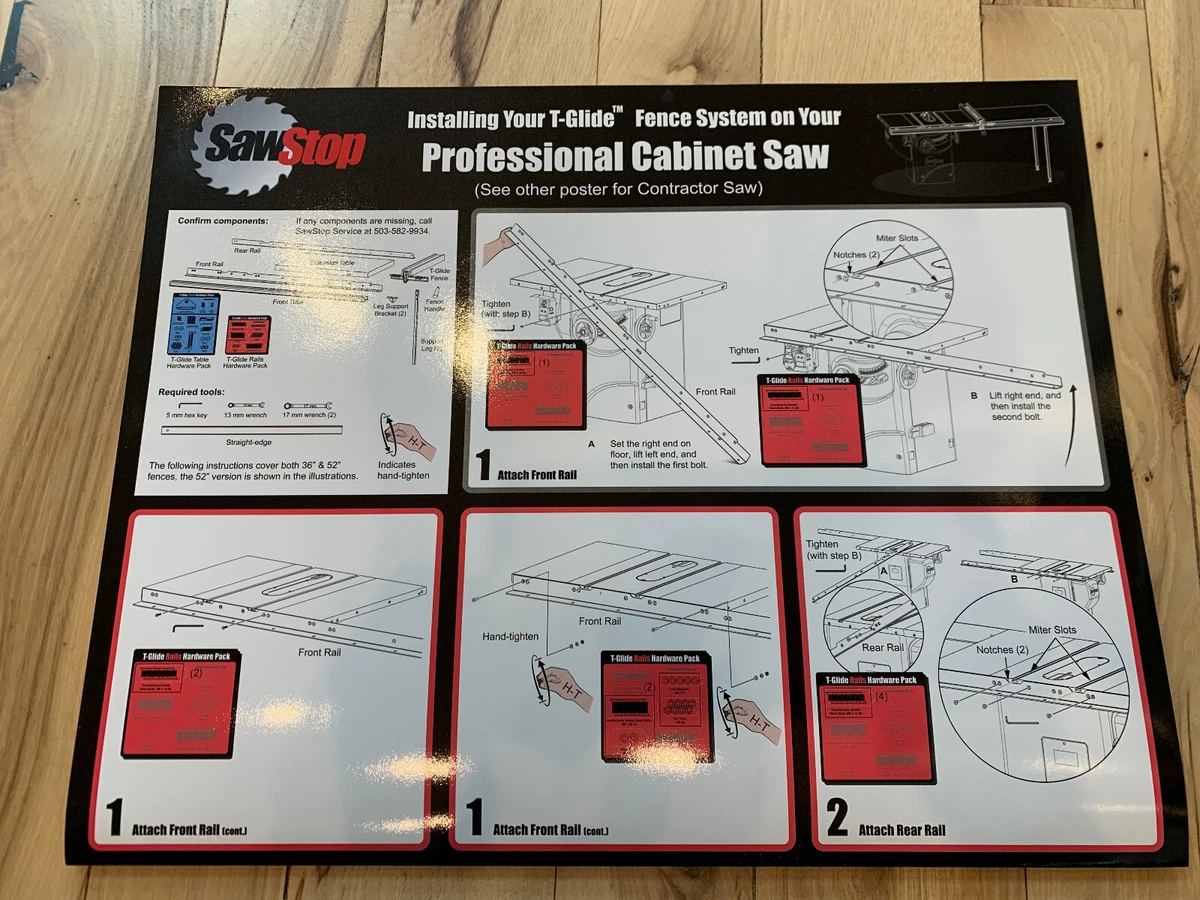 Sawstop Professional Saw Assembly Matttroy