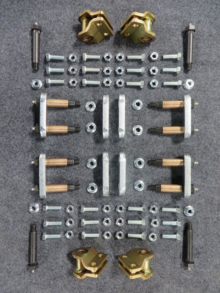 MORryde LRE12001 Heavy Duty Leaf Spring Shackle Upgrade Kit Tandem