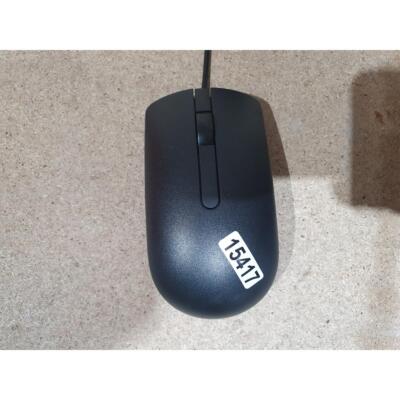 Dell MS116 Optische Maus Schwarz Kabelgebunden USB 3 Tasten Scrollrad 1000 Dpi für PC