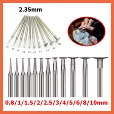 Diamond Burr Bits 0.8mm-10mm Drill Art Engraving Carving For Dremel Rotary Tool