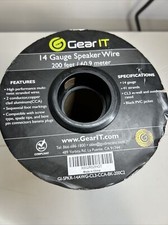 GearIT 14/2 Speaker Wire 200 Feet 14 Gauge Copper Clad Aluminum - Outdoor