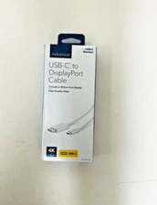 Insignia 6' Usb-C To Displayport Cable White (NS-PCKCD6)