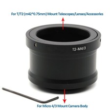 T/T2 Mount Lens Adapter Ring for Micro 4/3 Olympus PEN E-PL9 E-PL8 PL-7 Camera