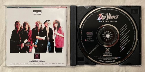 Da Vinci - Back In Business (Japan CD w/OBI) XRCN-1049 / Europe-Treat-220 Volt - Picture 3 of 3