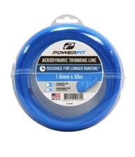 NEW Powerfit 1.6mm x 50m Mono Extruded Dimpled Trimmer Line Replacement Line