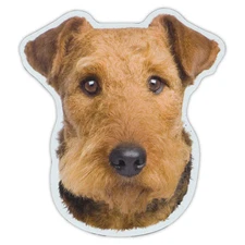 Magnetic Bumper Sticker - Airedale Terrier Dog Breed Magnet - Cars, Trucks, SUVs