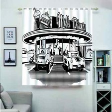 stream of customers on the platform Printing 3D Blockout Curtains Fabric Window