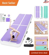 4in Thick Air Gymnastics Training Mats for Home, Cheerleading, and Yoga