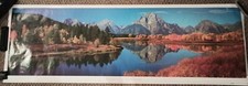 Grand Teton National Park Poster DoorSize Horizontal Landscape UK OOP MINT 62x21
