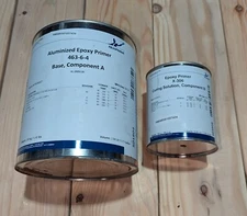 AkzoNobel 463-6-4/X-306 Aluminum Epoxy Primer, High Temperature, Gallon Kit