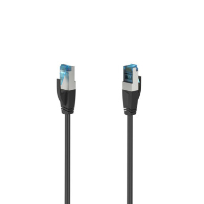 Hama Cat6a Ethernet Kabel 5m Gigabit 10 Gbps S/FTP geschirmt Patchkabel