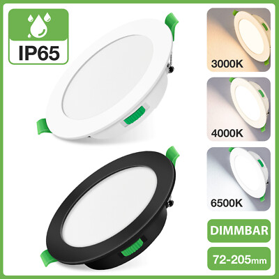 6-48er Dimmbar LED Einbaustrahler 3CCT 55mm-205mm Flach Decken Leuchte 230V Spot