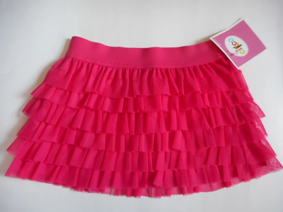 Falda Tutú CIRCO Niñas Capas Volantes Rosa Varias Tallas Nueva con Etiquetas Foto 2 de 3