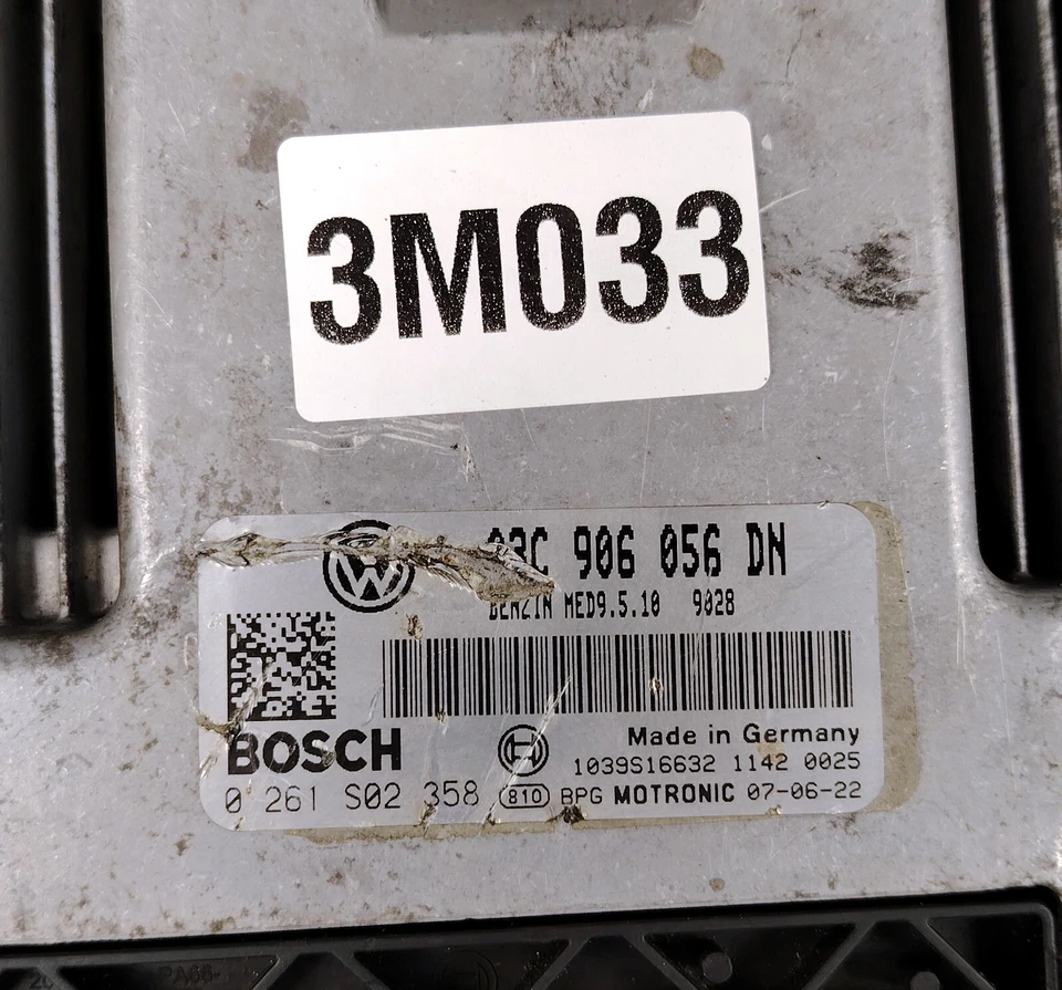 2005 2008 VW GOLF V 1K1 1.6 FSI ENGINE CONTROL MODULE ECM 03C906056DN 0261S02358 - Image 3 of 4