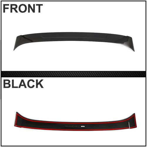 Für Kia K8 Stinger 2018-2023 Carbon Kohlefaser Dashspoiler Spoiler Flügel Lippes - Bild 14 von 15