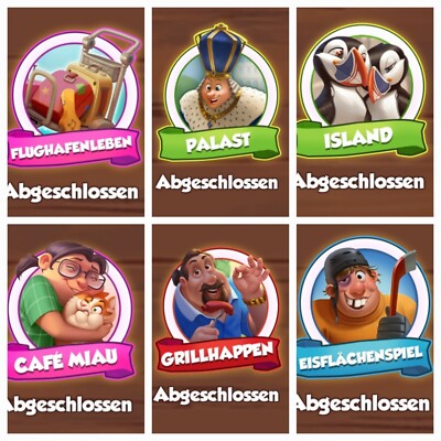 Coin Master Cards, Sets wie abgebildet zur Auswahl, auch einzelne Karten erhältl