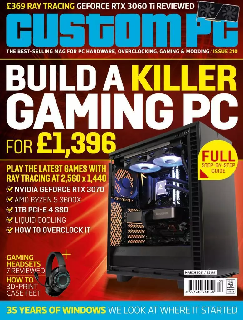 Saks Pest drøm CUSTOM PC MAGAZINE | ISS. #210 MAR 2021 UK | BUILD A KILLER GAMING PC | eBay