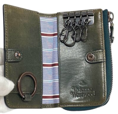 Viviane Westwood 4-row key case coin case orb cowhide coin