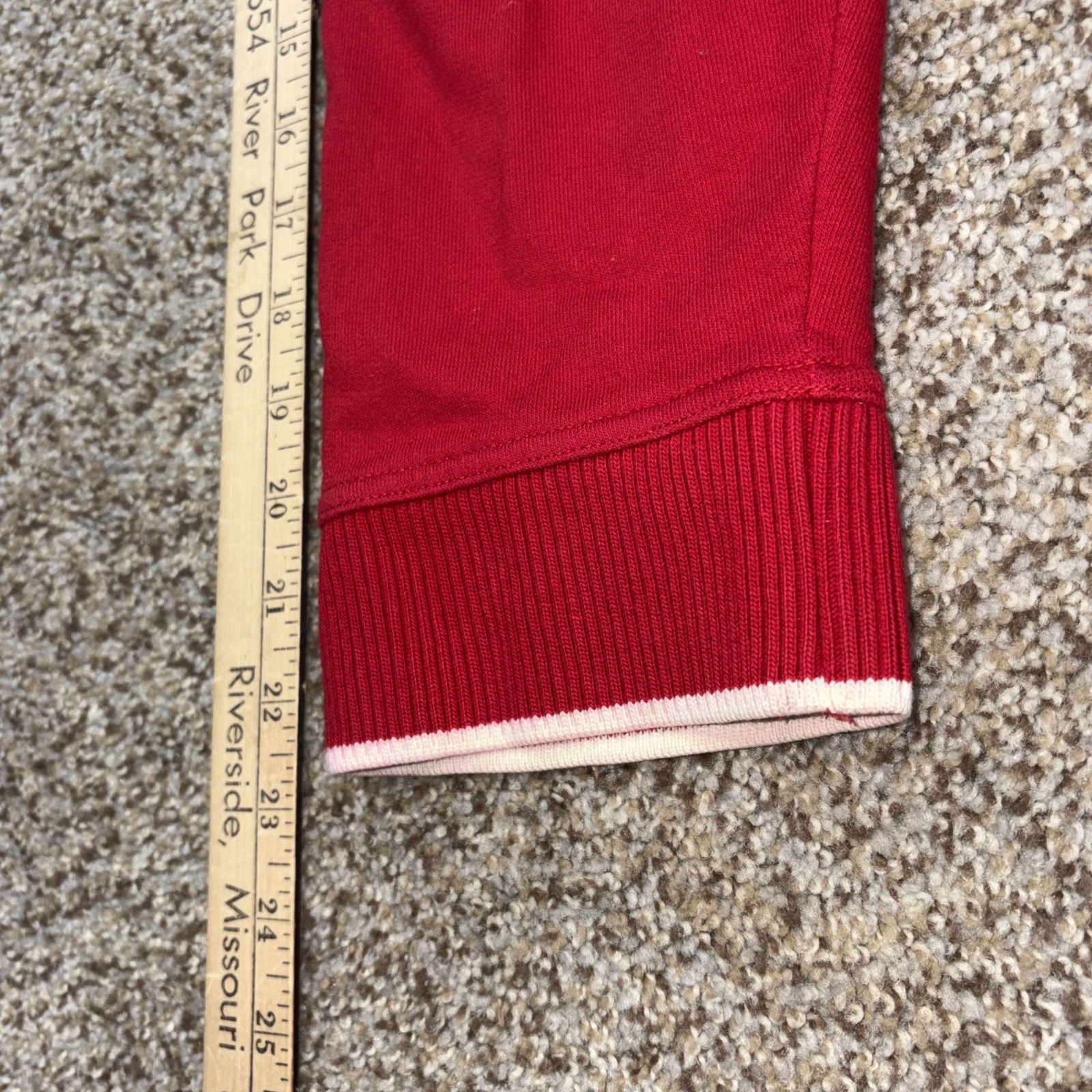 Vintage Ralph Lauren Red Full Zip Sweatshirt Women’s XL Lauren Jeans Co - View 12