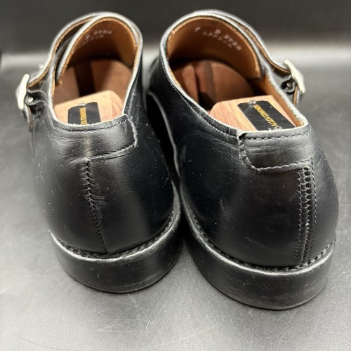 Allen Edmonds Shoe Mora 2.0 Double Monk Buckle Size 9 Black Leather USA - Bild 4 von 16