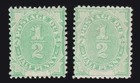 ACSC D1A,B - 1902 Emerald ½d - Dull Green ½d Postage Due Stamps MH - SG D1 - C5