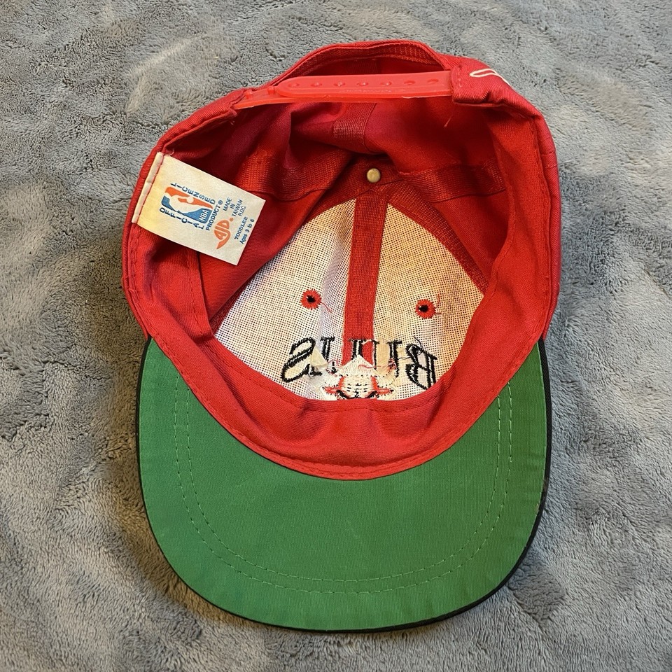 Retro Cap Windows Vintage 90s Chicago Bulls Snapback Hat Cap Youth Size Jordan NBA ...