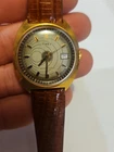 C654 mens Vintage Timex Marlin Space Age Manual Gold Pl Watch Works Estate Rare