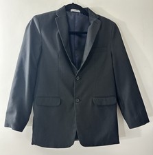 Izod Black Blazer Size 16 Boys Youth Regular Two Button Front Classic