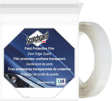 3M Door Edge Guard Paint Protection Film, Clear, 1" x 240", UV Resistant