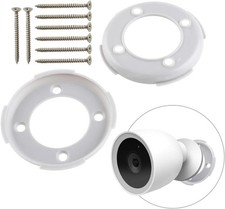 Wall Mounting Plate Grey -with Screws Compatible with Google Nest Camera Outdoo