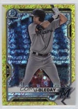 2021 Bowman Chrome Prospects Yellow Mini-Diamond Refractor /75 JJ Bleday 15sd