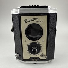 Kodak London Brownie Reflex Film Bakelite Box Camera Untested 