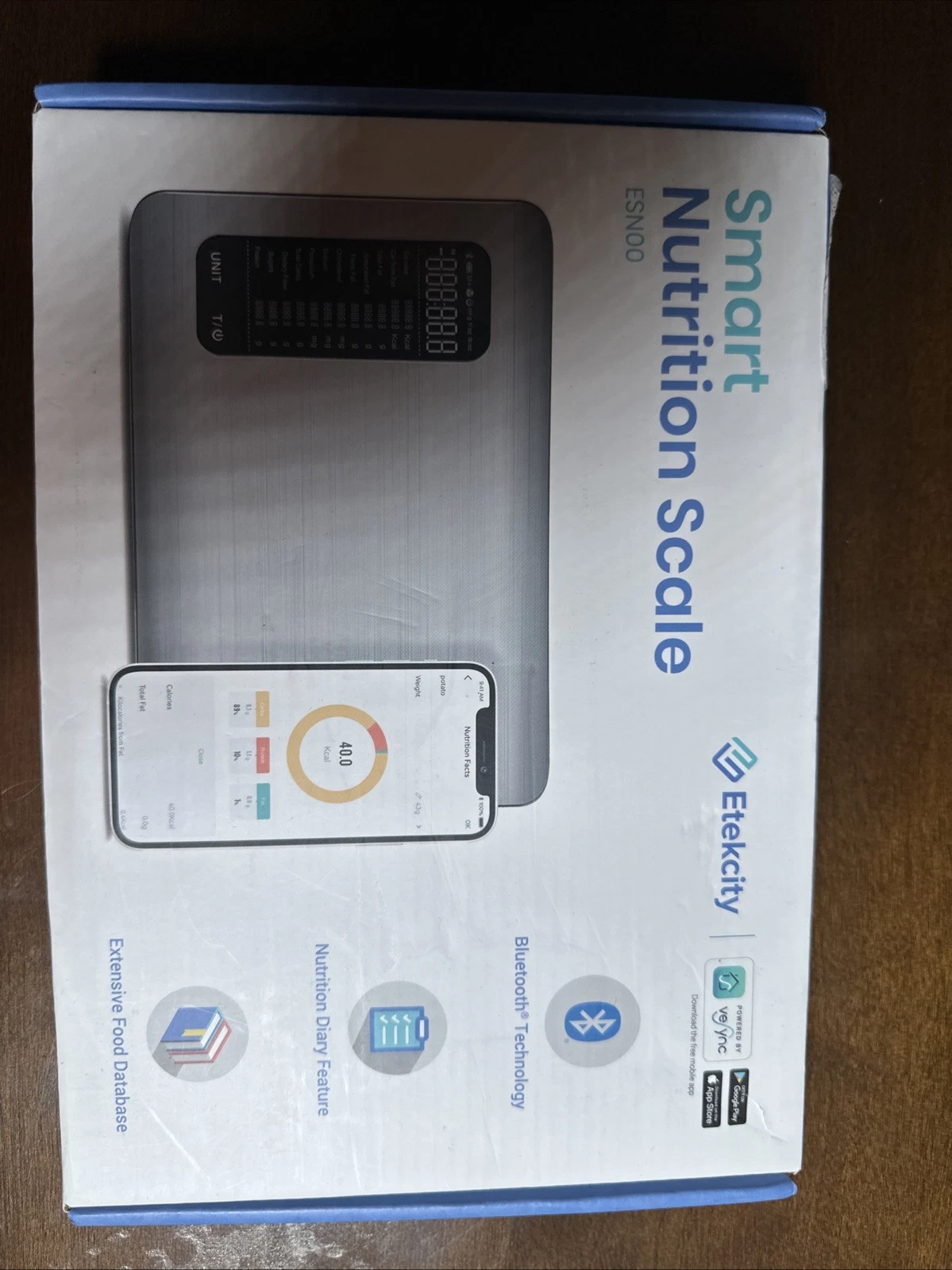Etekcity ESN00 Kitchen Digital Scale - Silver