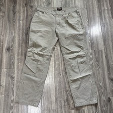 Craghoppers Heritage Straight Pants Mens 36 Tan 100% Cotton Workwear Canvas READ