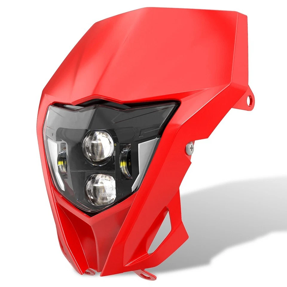 for Honda CRF125F CRF150F CRF230F CRF250F CRF250R XR600R XR650L LED Headlight  - Image 4 of 4
