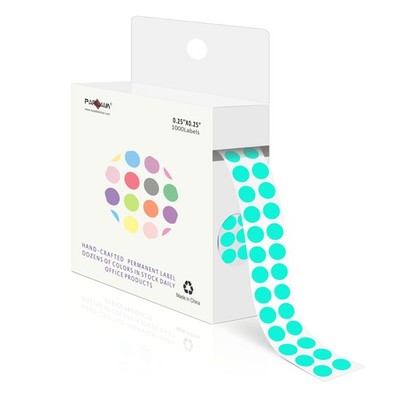 1/4 Inch Circle Sticker Labels,1000 Stickers Round Color Coding Circle Dots S...