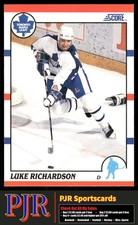 Luke Richardson 1990-91 Score American #236 Toronto Maple Leafs