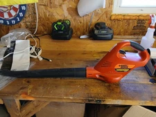 Black and Decker NS118 Cordless 18V Handheld Leaf Blower Tool Only Tested