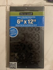 DECOR GRATES ST612W 6x12 Sidewall/Ceiling Register