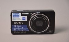 Sony Cyber-Shot DSC-W570 16.1MP 5x Optical Zoom Digital Camera - Black