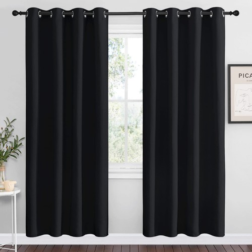 Halloween Blackout Curtain Panels 78 inches - Light Reducing Thermal Insulate...