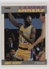 1987-88 Fleer James Worthy #130 HOF