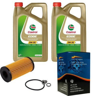 KRAFT Inspektionspaket 10 L Castrol EDGE 5W-30 M für Nissan Qashqai +2 I 2.0